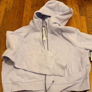 scuba oversized full zip hoodie